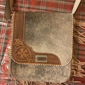 Fringe crossbody purse